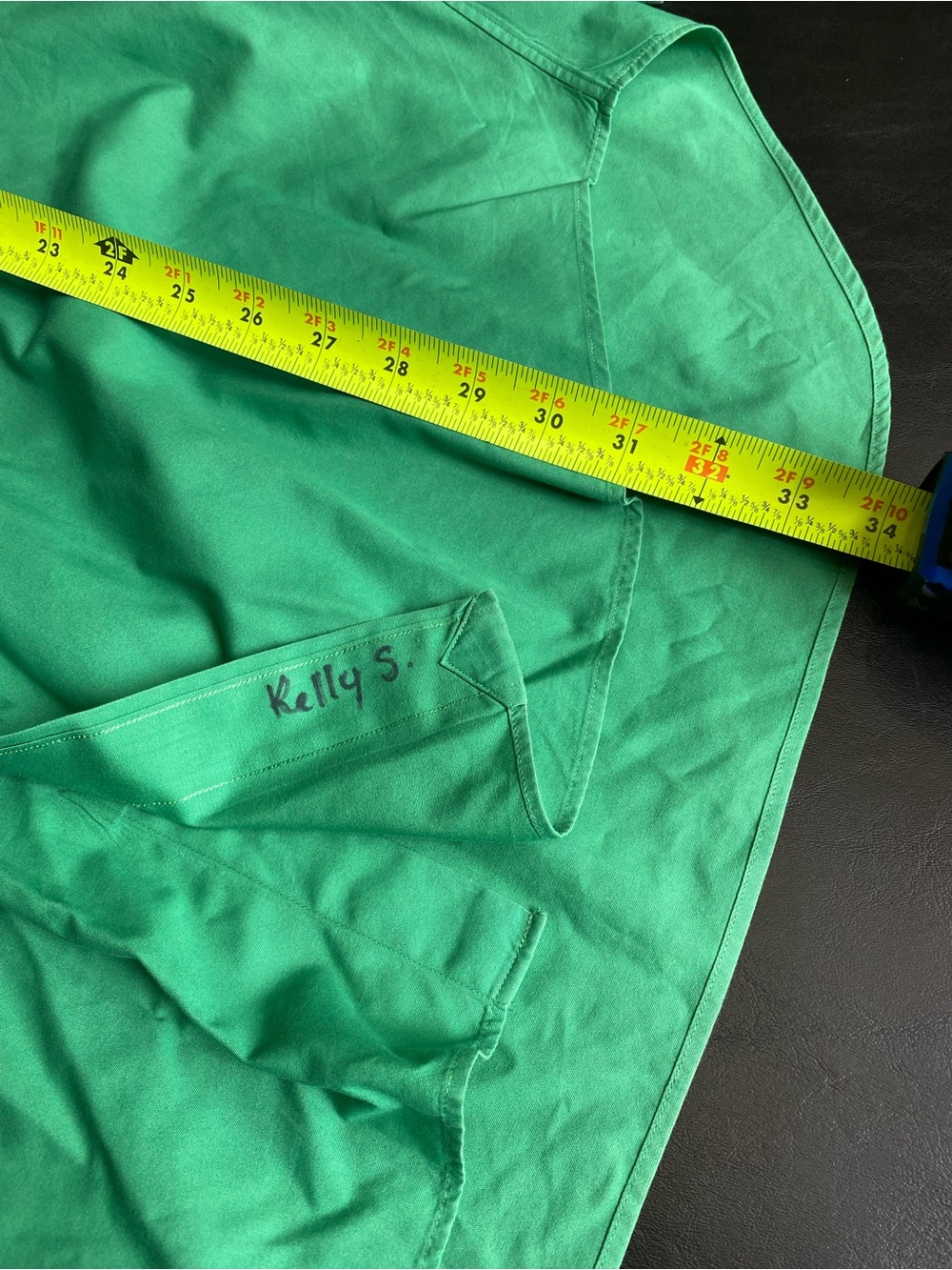 BLAKE by Ralph Lauren XL Green Button-Down Shirt with Blue Pony - Picture 10 of 11